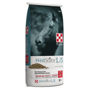 bag of Purina WellSolve L/S Horse Feed