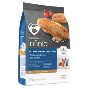 Infinia All LIfe Stages Chicken and Brown Rice Dry Dog Food