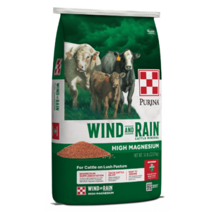 bag of Purina Wind and Rain High Magnesium Mineral