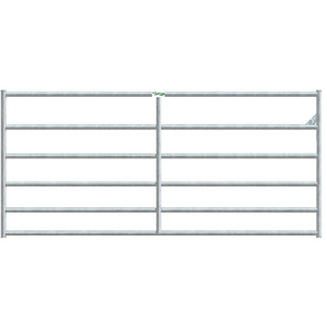 12' HOT DIPPED GALVANIZED GATE