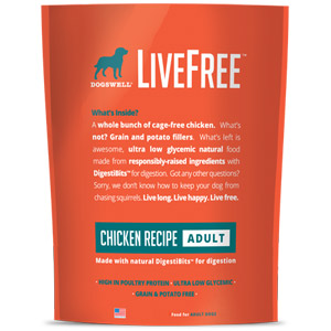 Dogswell® LiveFree® Chicken Adult Dog Food