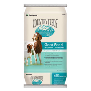 Nutrena® Country Feeds® 16% Pelleted Goat Feed - Medicated