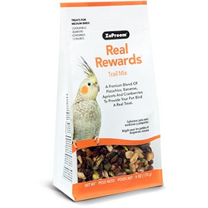 ZuPreem® Real Rewards Trail Mix Treats for Medium Birds