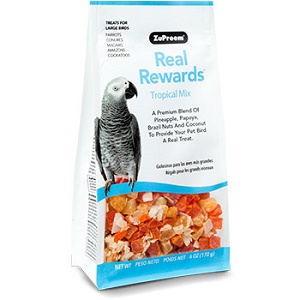 ZuPreem® Real Rewards Tropical Mix Treats for Large Birds 