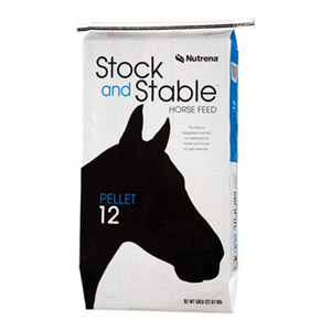 Stock and Stable 12% Pelleted Horse Feed