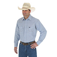 70130 Cowboy Cut® Work Western Chambray Long Sleeve Shirt