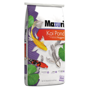 bag of  Mazuri Koi Pond Nuggets