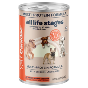 Canidae All Life Stages Wet Dog Food: Multi-Protein Chicken, Lamb and Fish Meals Wet Dog Food.
