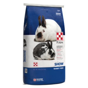 Purina Show Rabbit Feed 50-lb bag.