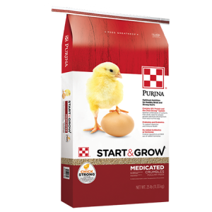 Purina Start & Grow Medicated Crumbles