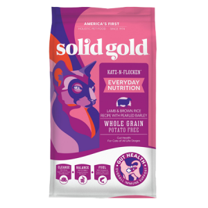 Solid Gold Katz-n-Flocken Lamb & Brown Rice Recipe with Pearled Barley Whole Grain Dry Cat Food