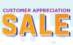 Customer Appreciation Sale