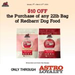 January 2024 Astro Sales and Specials at Store #2 Rebarn dog food