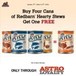 Buy 4, Get 1 FREE on Hearty Stew Cans