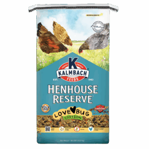 bag of Kalmbach Henhouse Reserve Love Bug™ for Chickens and Poultry