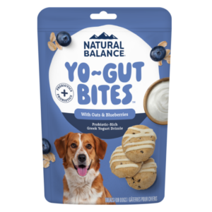 Bag of Natural Balance Yo-Gut Bites with Oats & Blueberries