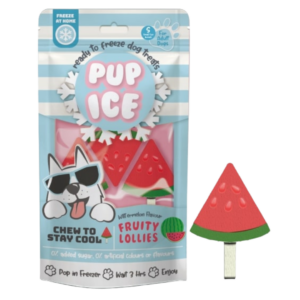 Fruity Lollies Watermelon Flavor shown