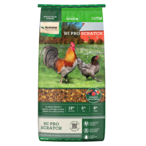 bag of Nutrena Hi Pro Scratch Grains